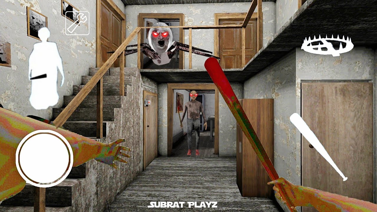 PLAYING AS GRAVITY GRANNY IN GRANNY GAME MOD MENU