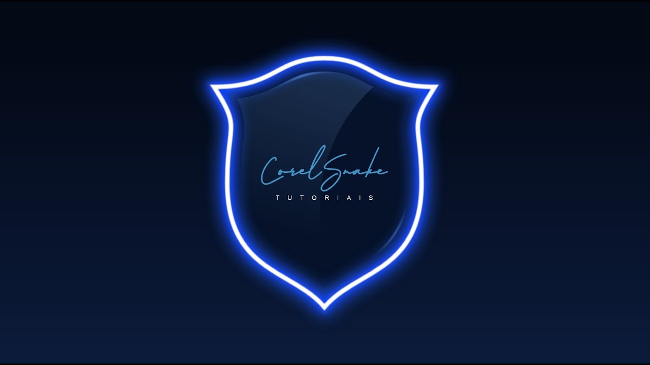 CURSO COREL DRAW // COMO CRIAR EFEITO NEON NO COREL DRAW