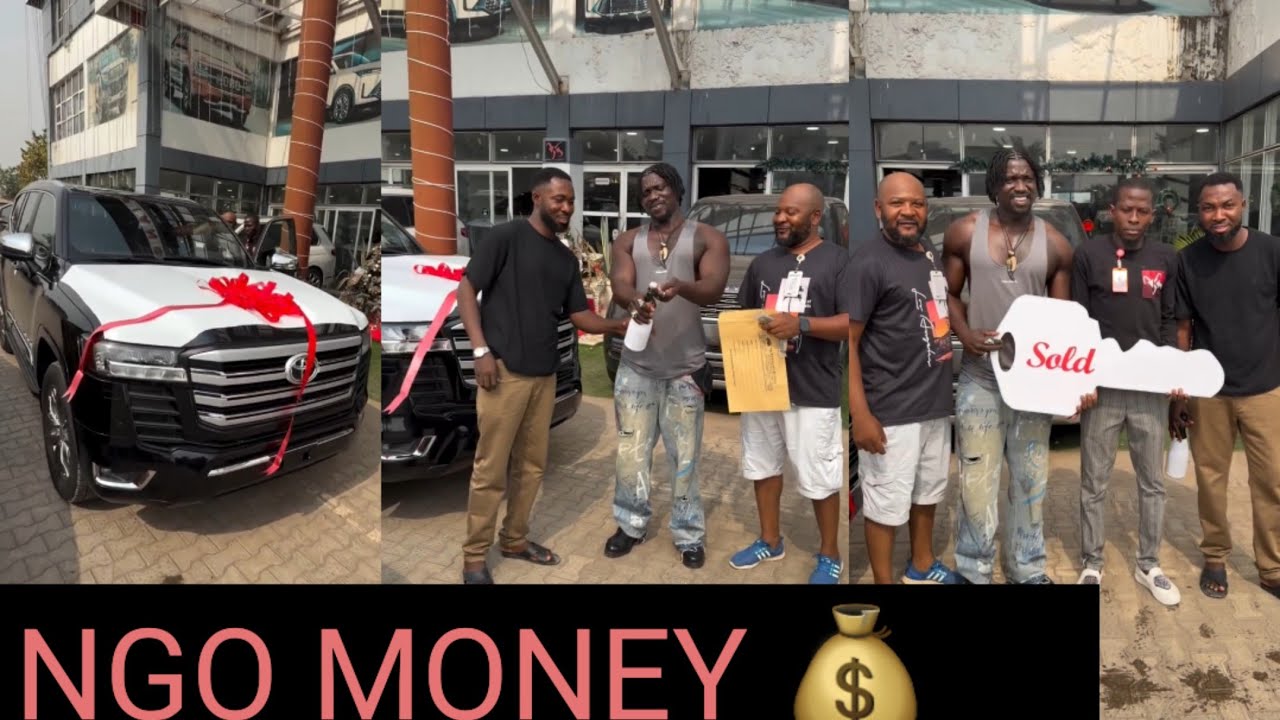 VERYDARKMAN BROUGHT NEW CAR WITH NGO MONEY 