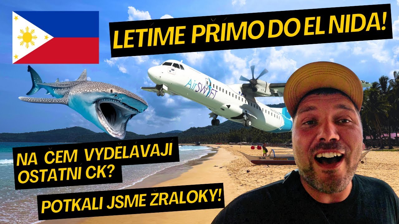 Letíme z CEBU přímo do EL NIDA! ŽRALOCI v Oslobu! ATR72! Filipíny 🇵🇭