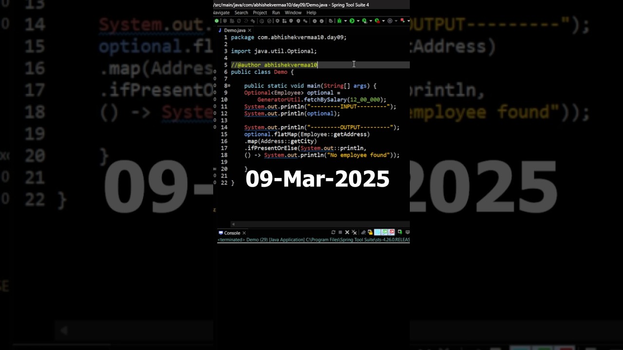 Day-68: How or() method of Optional work in Java #shorts #java