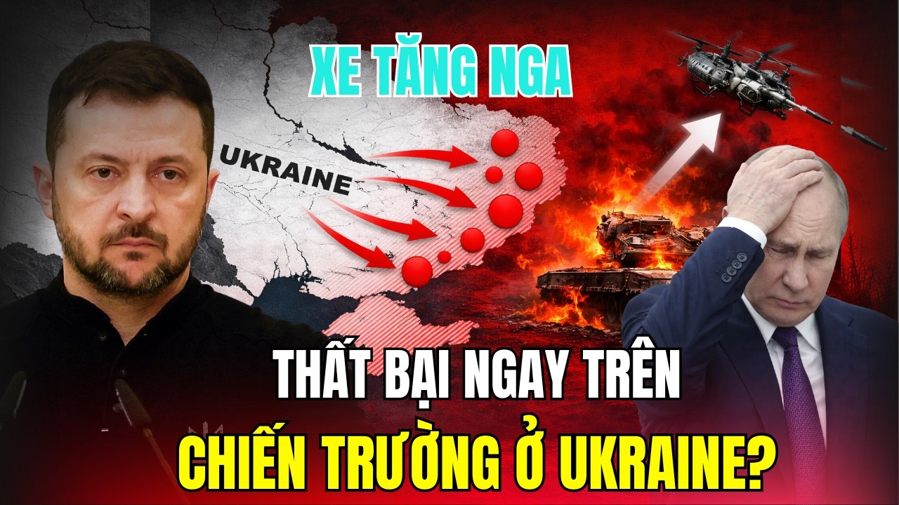 Nga Mang Hạm Đội Xe Tăng Lớn Nhất Thế Giới Vào Ukraine… Sao Không Dành Được Chiến Thắng?