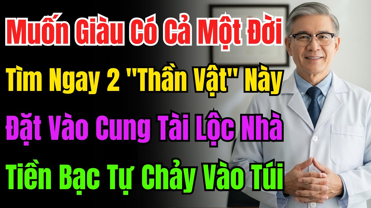 Bậc Thầy Phong Thủy: Đặt Ngay 'Thần Vật' Này ở Cung Tài Lộc Để Tiền Vào Như Nước, Giàu Sang.