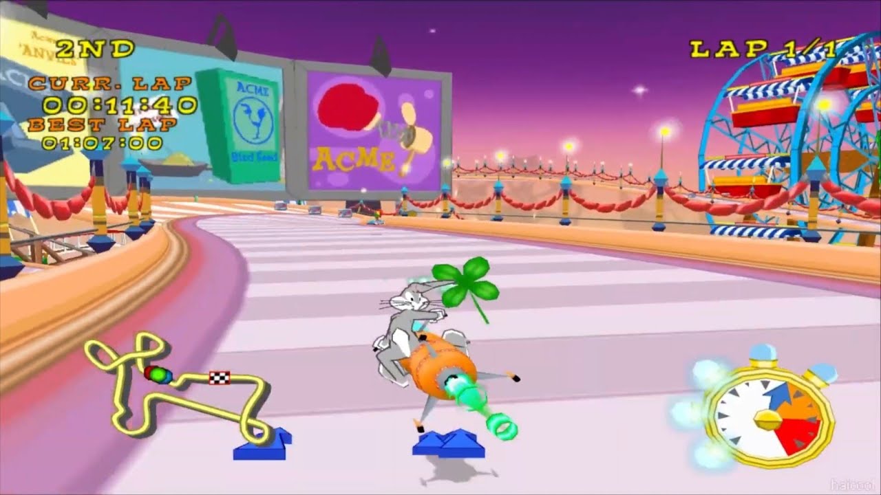 LOONEY TUNES: SPACE RACE (PS2) | ALL CHARACTERS & TRACKS (GAMEPLAY)