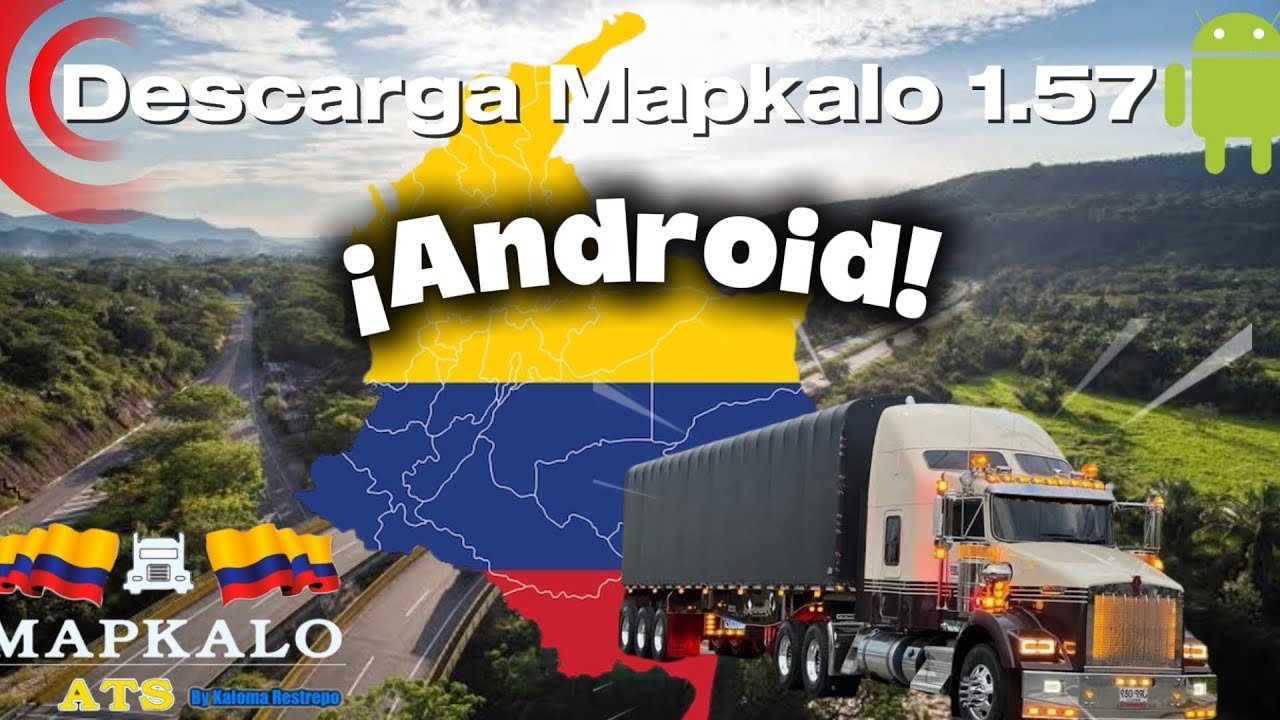 🚛Descarga e instala el mapa de Mapkalo para American truck simulador 1.57🚛 en Android 🗣️😱
