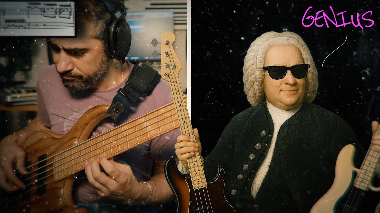 Fugue in D Major, BWV 850 on TWO BASSES!🔥