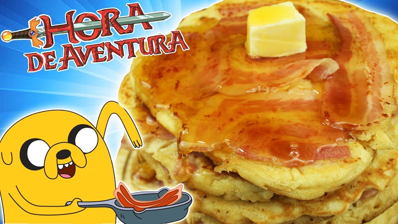 Pancakes de BACON FRITO🥓 de Hora de AVENTURAS!😋 (Tortitas de BACON)