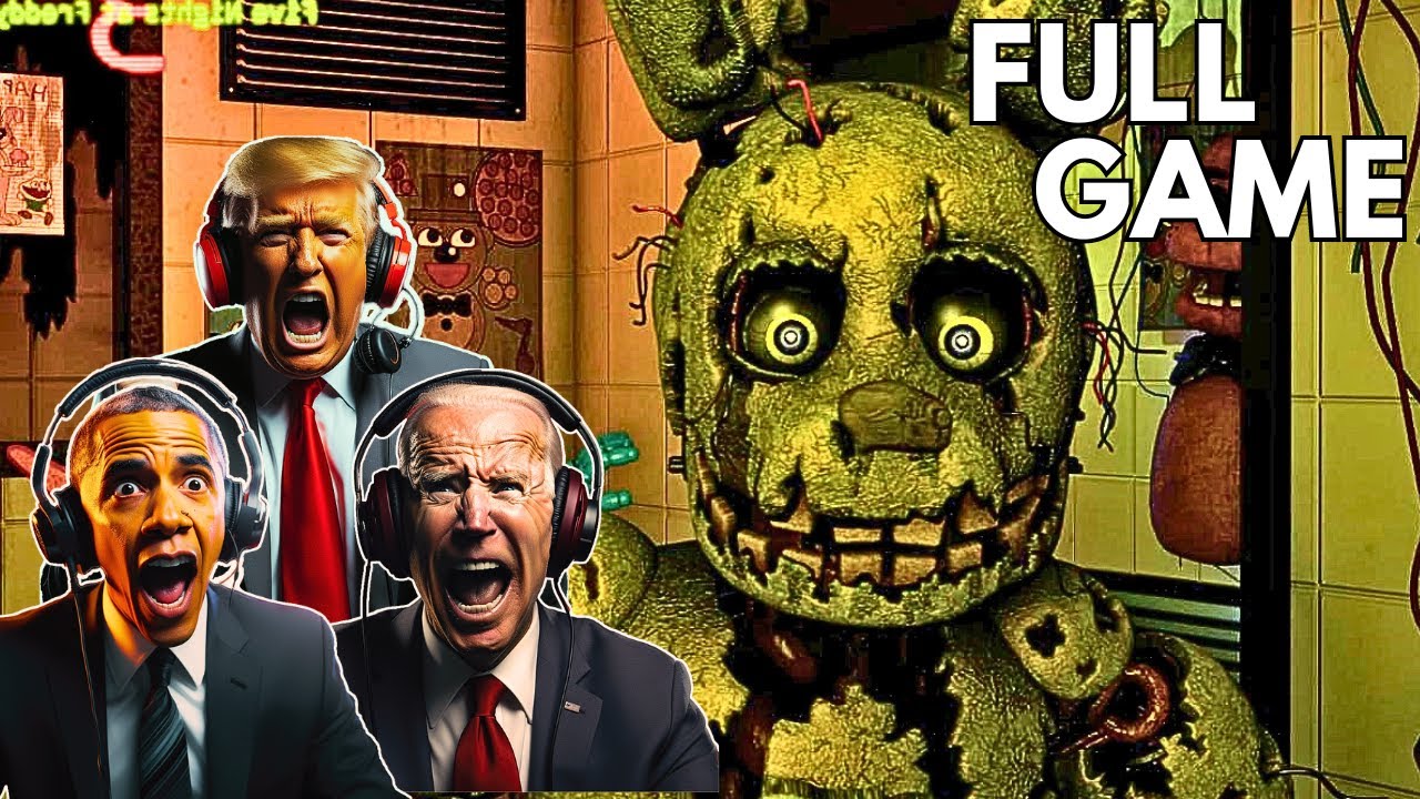 US Presidents Play Five Nights at Freddy's (FNAF 3) FULL GAME