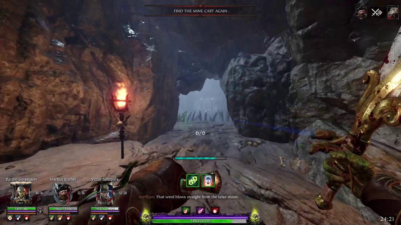 Vermintide 2 - Hunger in the Dark Onslaught Cataclysm Failed (SOTT Sword and Dagger / Moonfire Bow)
