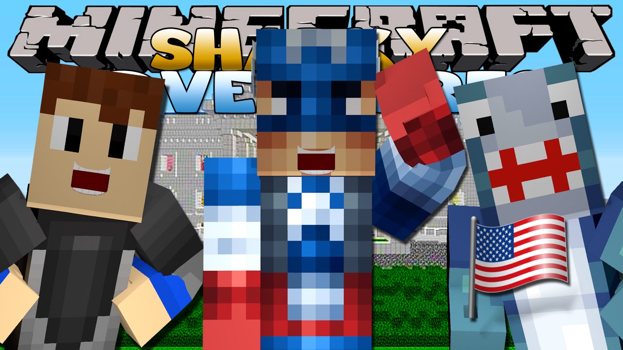 Minecraft Adventure - Sharky & Scuba Steve - VISITING THE WHITE HOUSE!