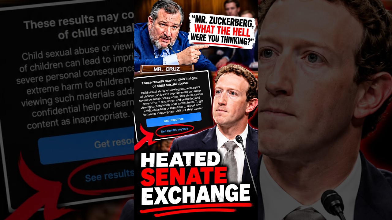 Senator ERUPTS at Zuckerberg Over Instagram Child Safety Hearing