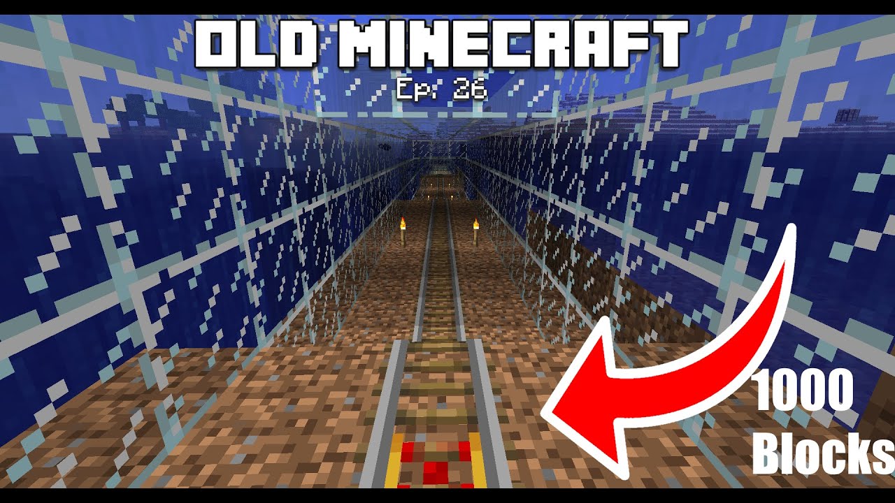 Old Minecraft: Episode 26 - Finishing my Railroad!