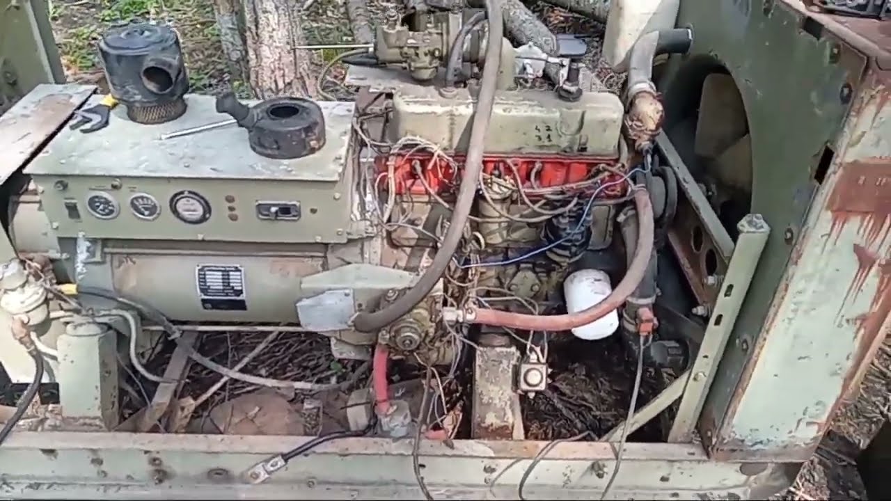 20Kw generator from the 1970s    will it start