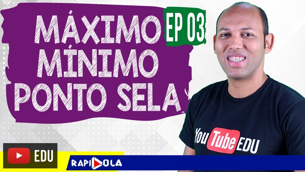 MÁXIMOS, MÍNIMOS E SELA ATRAVÉS DO HESSIANO 🔵 AULA 3