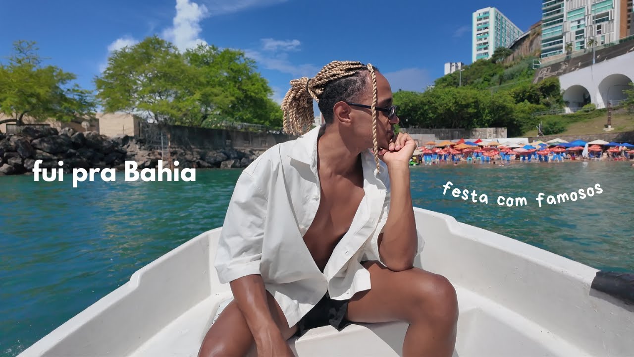 vlog | fui pra Salvador, festa com muitos famosos e provando comidas