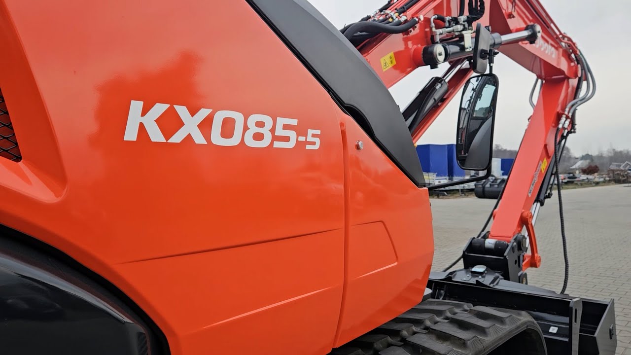 Minikoparka Kubota KX085-5 - Wydanie dla klienta