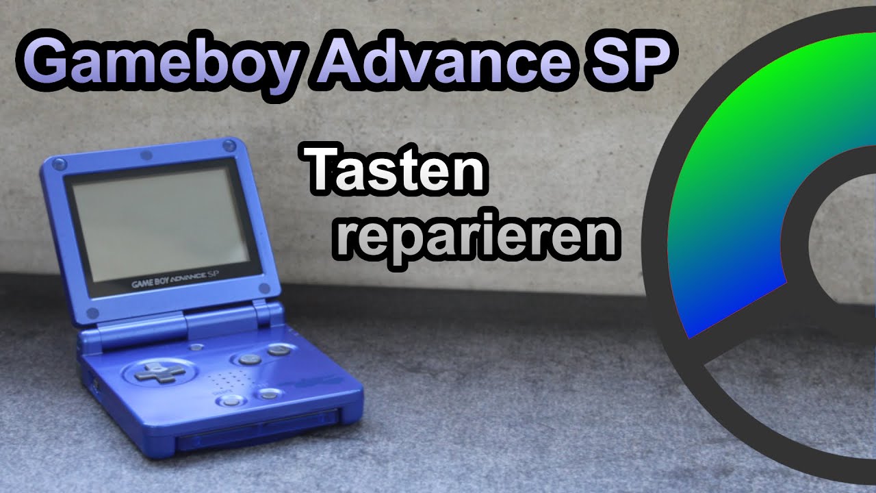 Gameboy Advance SP - Tasten und Schultertasten reparieren