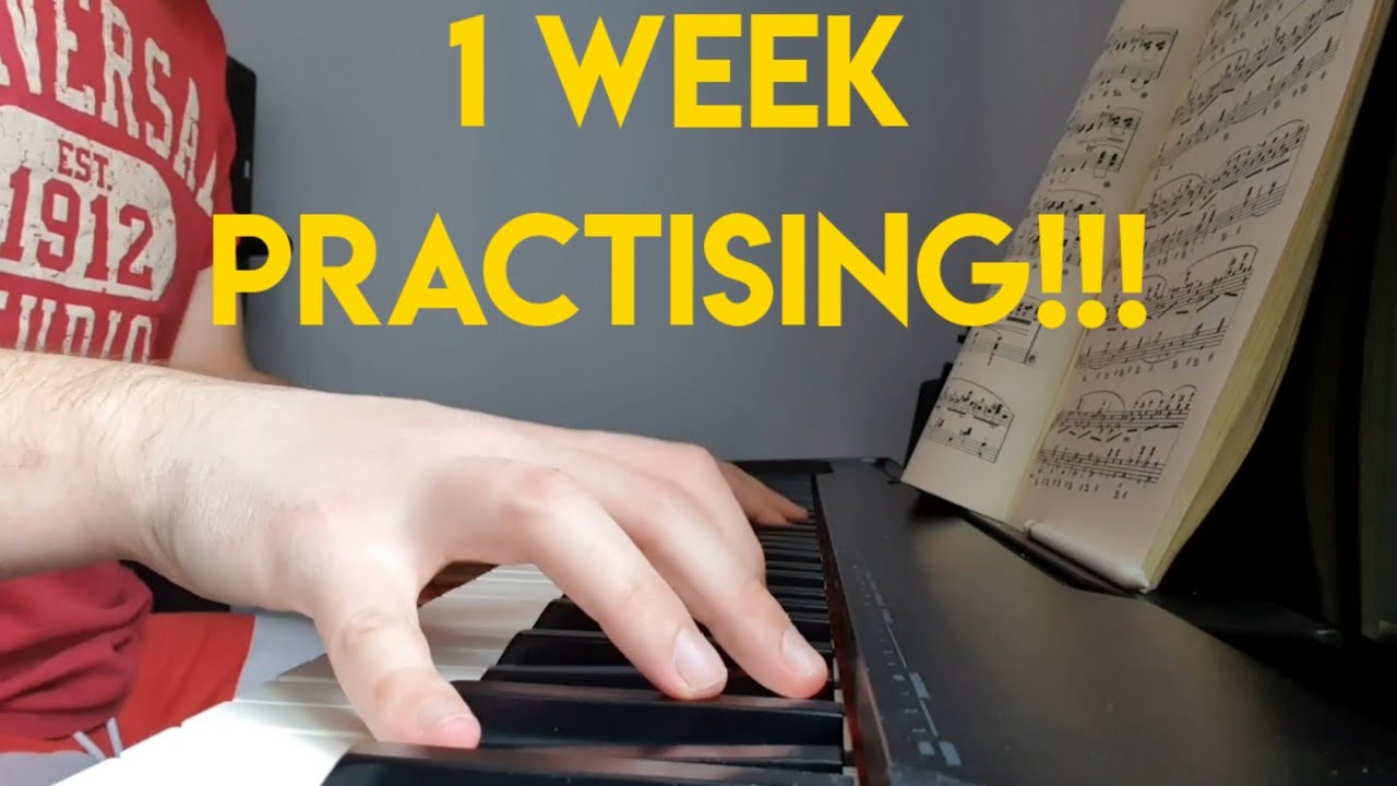 1st week of practise towards Piano ABRSM LRSM Exam! - first piece Ballade In G Minor - Chopin