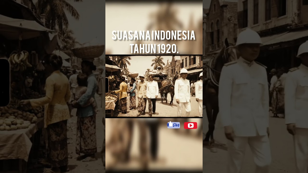 1920 Indonesia: Hidup di Zaman Penjajahan Belanda #sejarahindonesia #kolonialbelanda #shortssejarah
