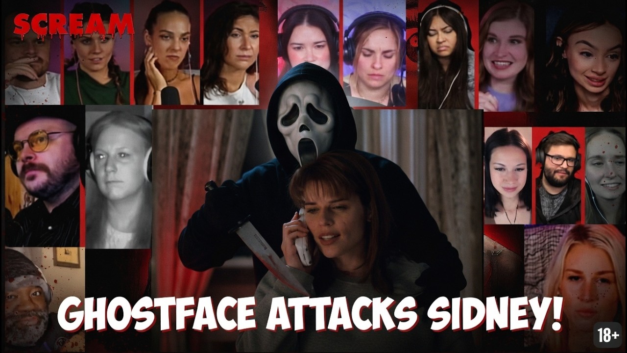 TERRIFYING Sidney's First Ghostface Attack! Scream (1996) Reaction Mashup