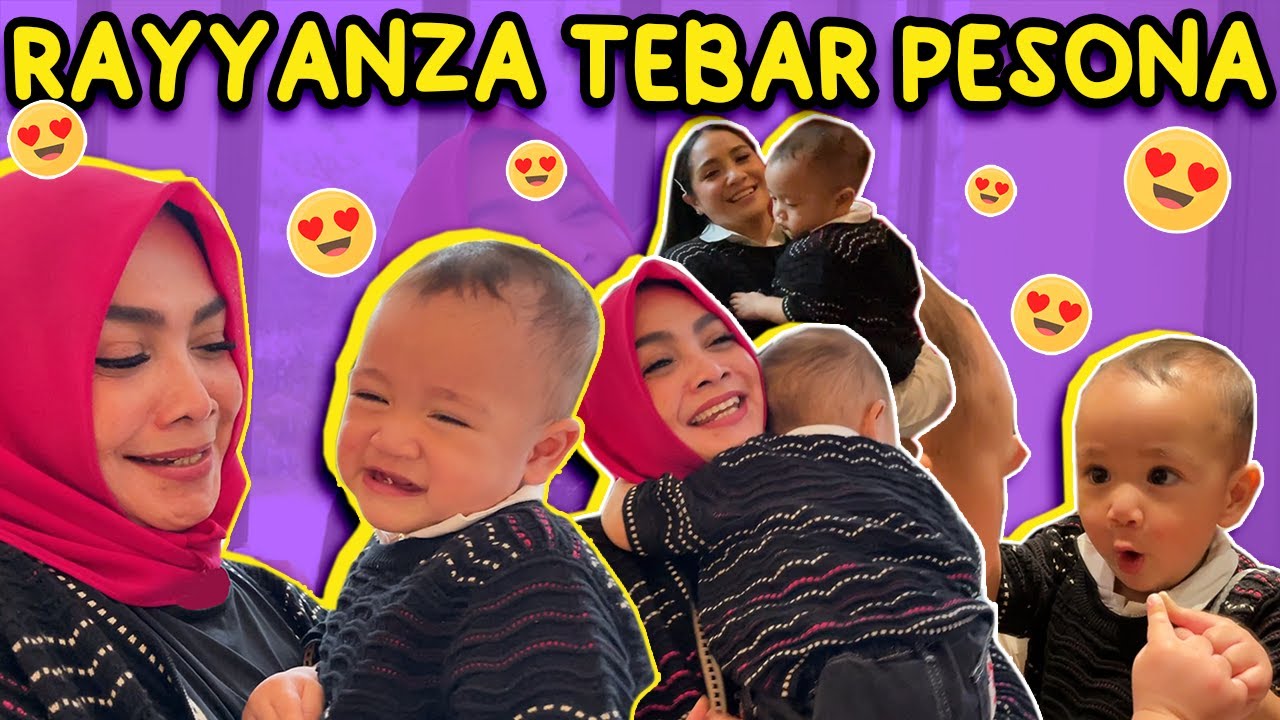 RAYYANZA KASIH KODE SENYUM KE CEWEK CANTIK !! MAMA RIETA LANGSUNG KETAWA..  @Rans Entertainment