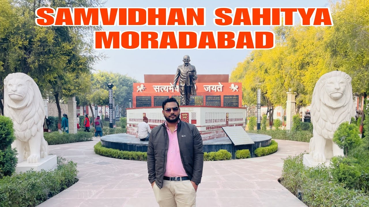Samvidhan Sahitya Vatika Park vlog Moradabad | Full Explore