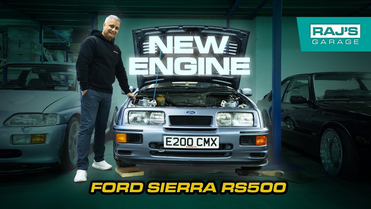 We have a new engine for the Ford Sierra Cosworth RS500 | Raj's Garage