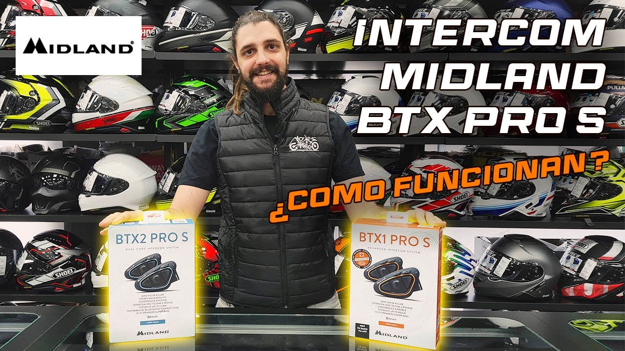 👨‍🎓 FUNCIONAMIENTO BÁSICO INTERCOMUNICADOR MIDLAND BTX PRO Y PRO S | MOTOS GARRIDO 🏍