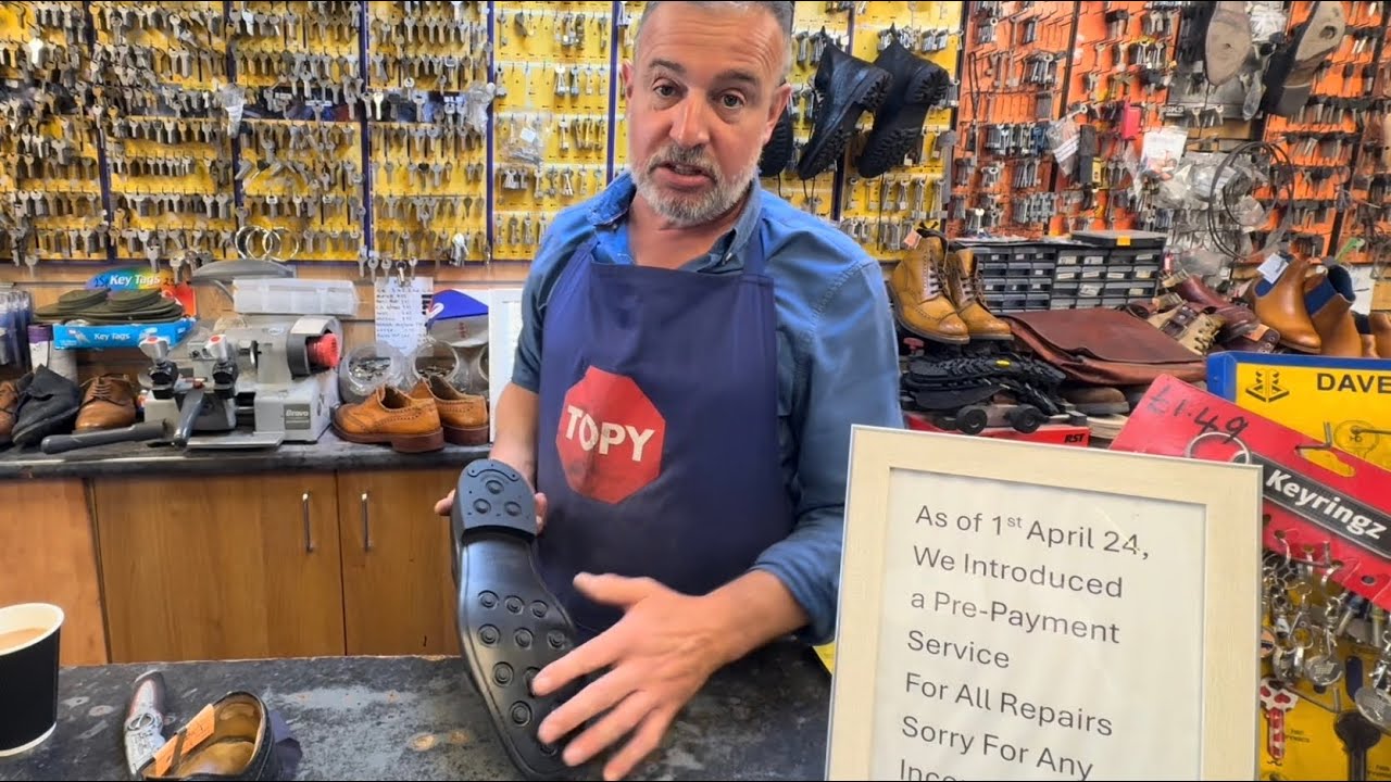 English Brogue Shoe Repair – How We Fix Cracked Leather & Splits Economically 
