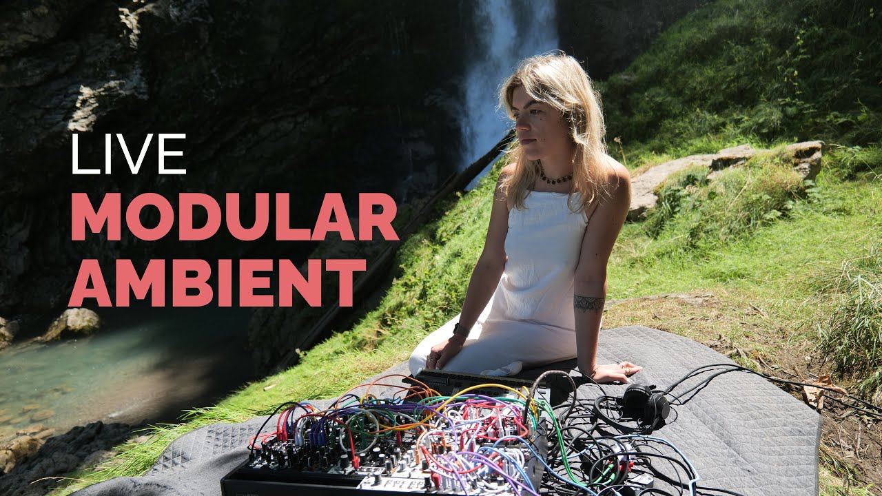 Ambient Modular Live Set at Giessbach Falls | Octatrack & Eurorack Jam in Switzerland