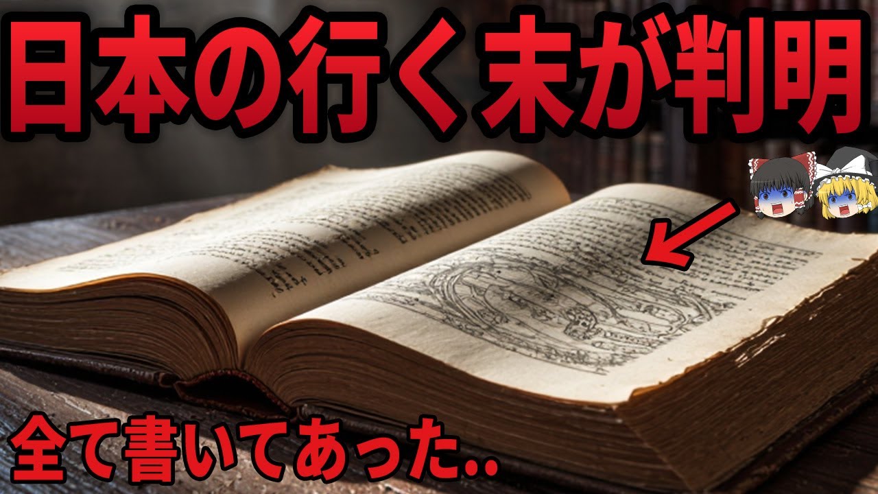 【ゆっくり解説】日本の未来が記された書物が存在…世界中が驚愕するとんでもない事実とは【都市伝説 ミステリー】