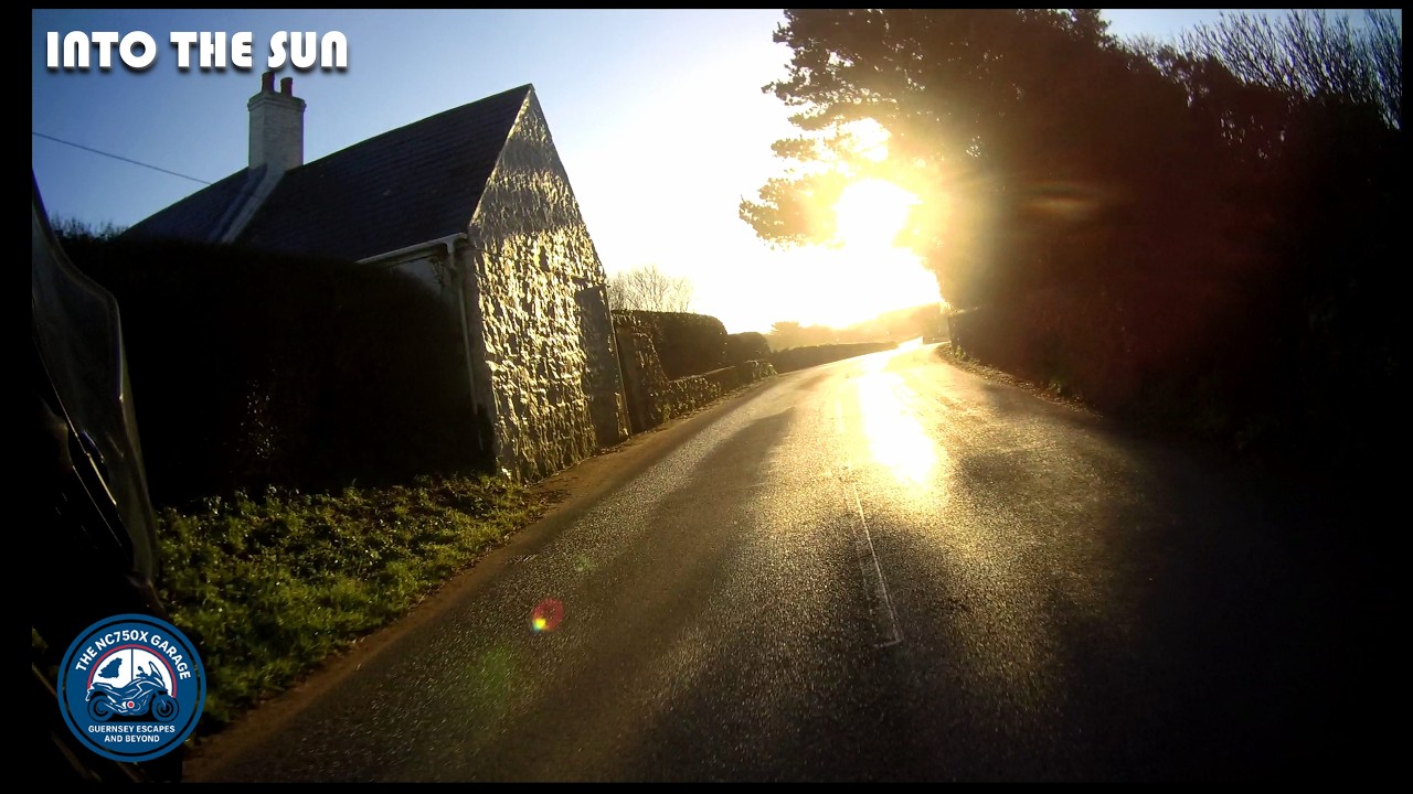 Riding Into the Sun | Guernsey Morning Rock Ride | Honda NC750X