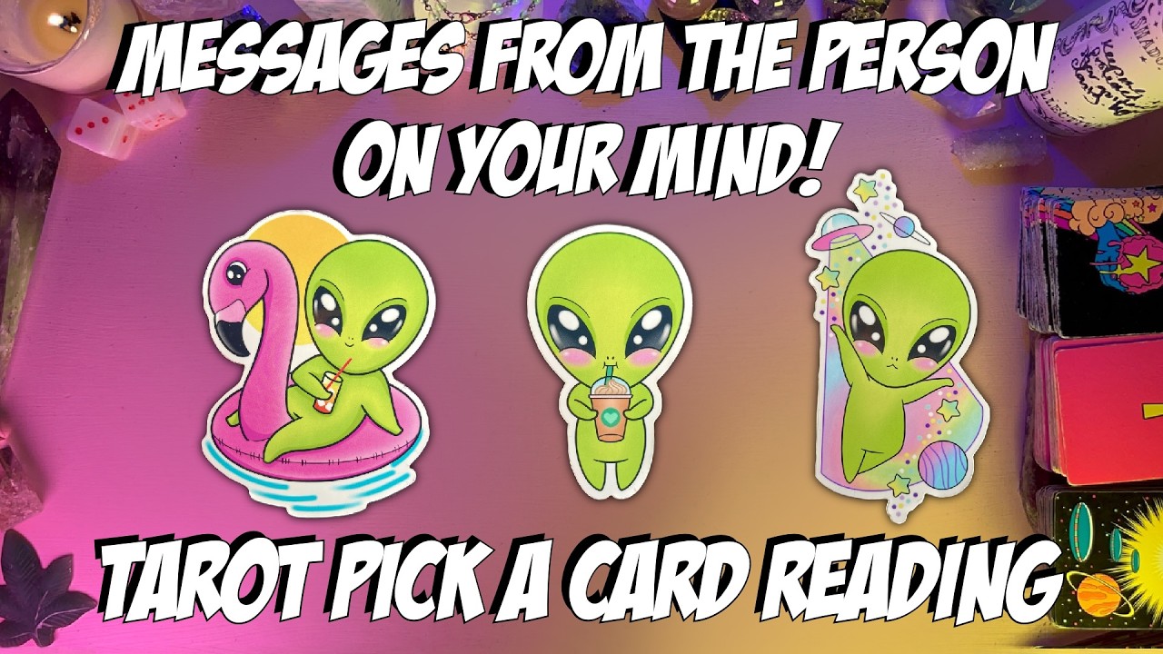 ⚡️Messages From The Person On Your Mind!⚡️ Tarot Pick a Card Reading