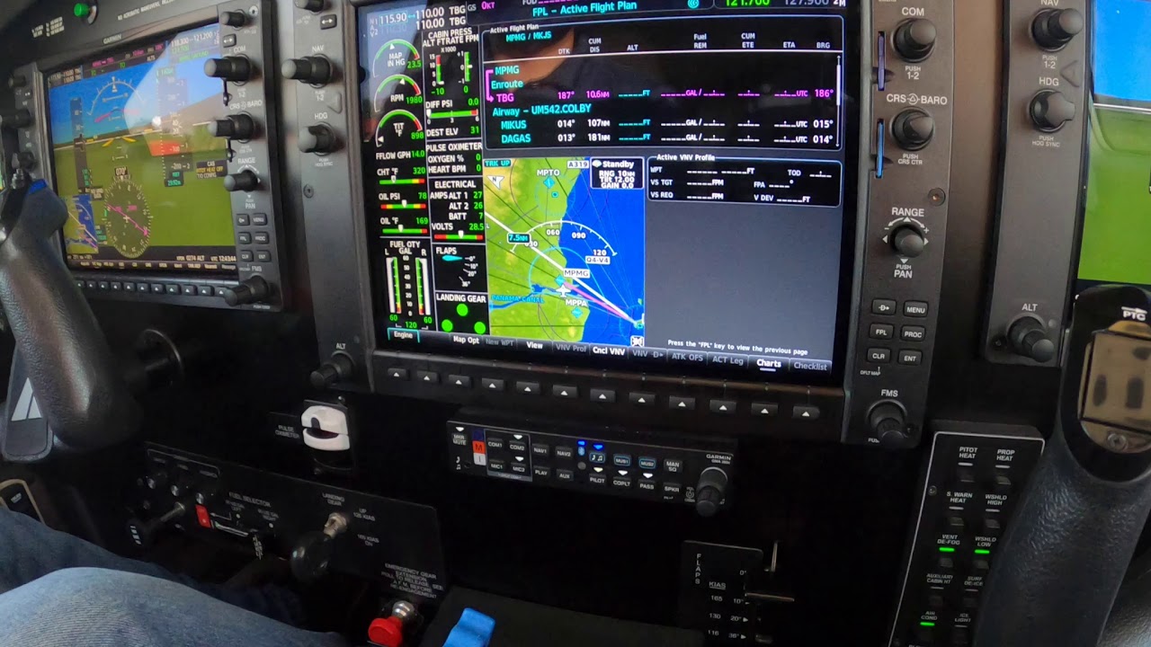 Piper M350 Pre-Departure Flow and Lineup at Panama City