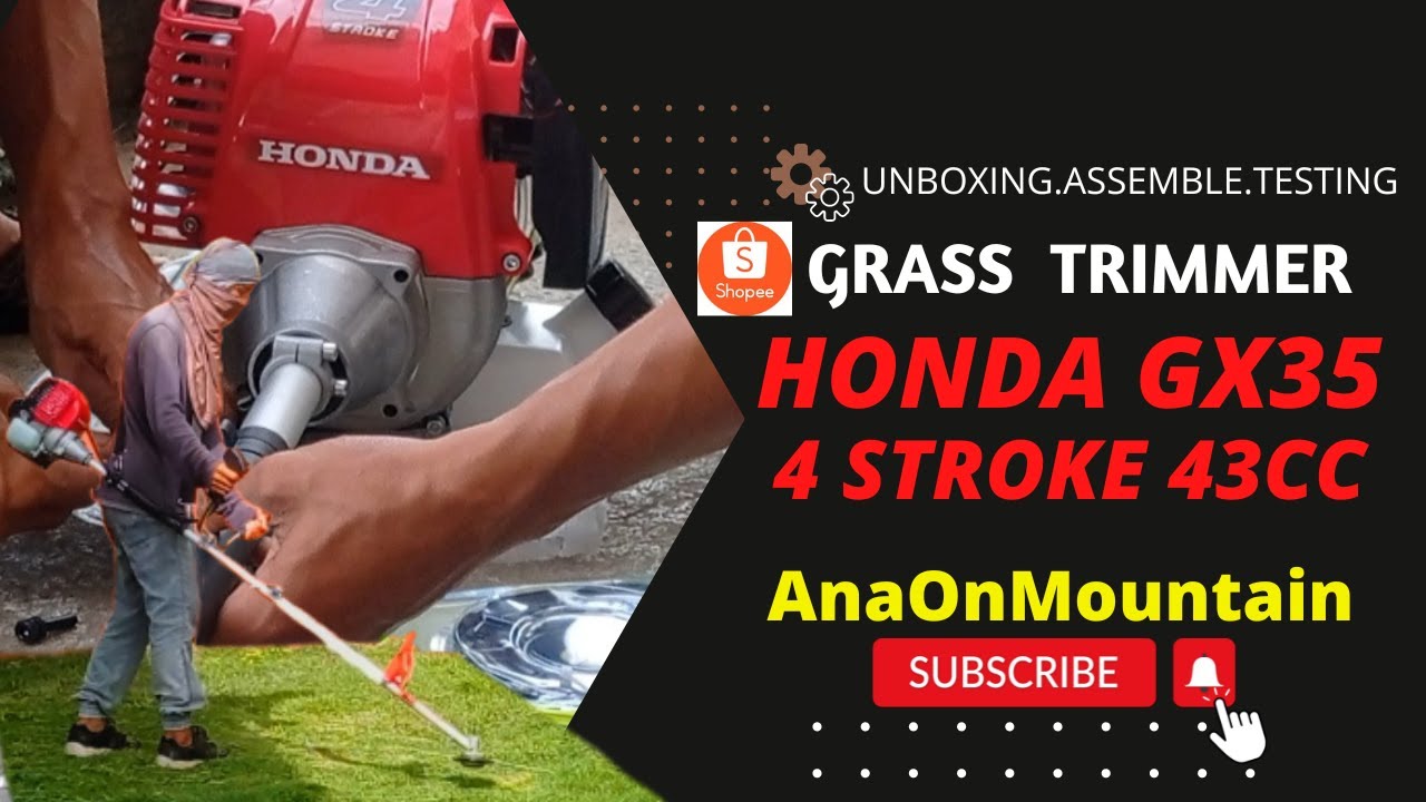 HONDA GX35 GRASS TRIMMER 4 STROKE #shopee #grasscutting
