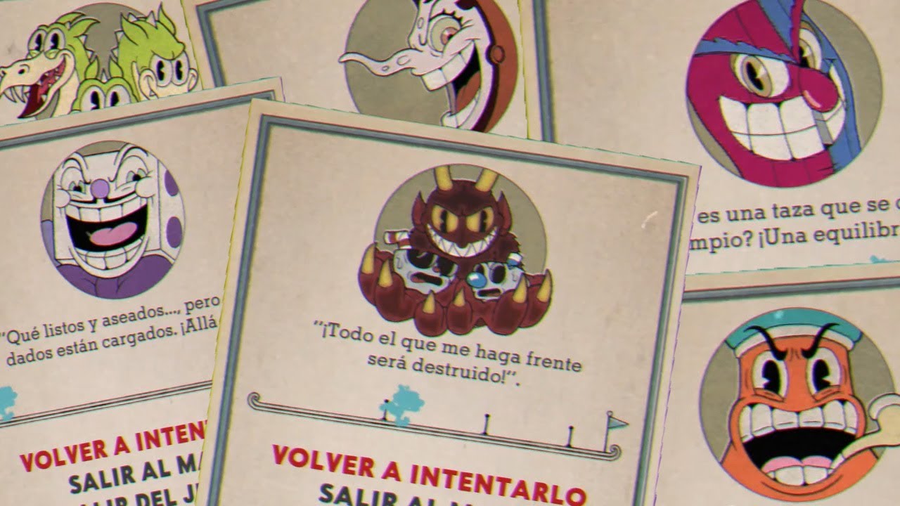 ¡¡TODAS LAS MUERTES DE CUPHEAD EN CASTELLANO!!☕ Nintendo Switch ☕