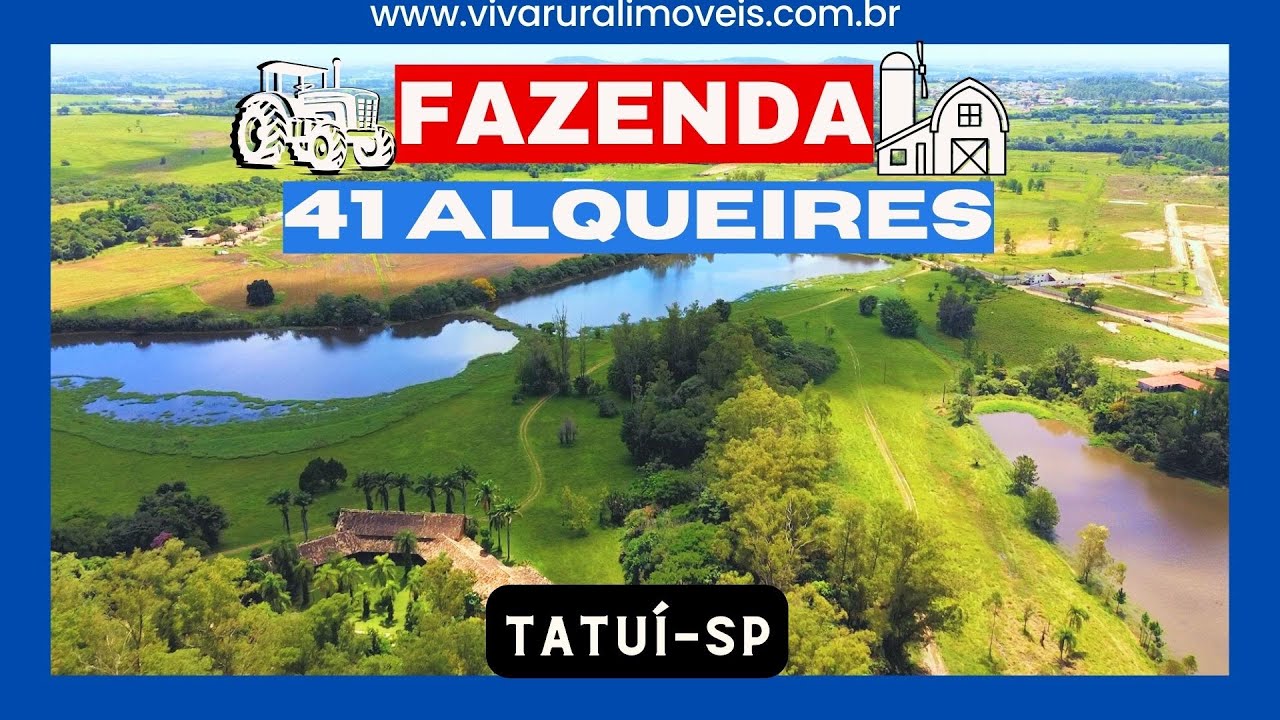 Fazenda de 41 alqueires à venda em Quadra Tatuí SP| Rodrigo Andreazza