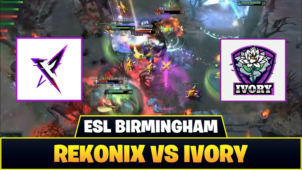 [ID] QUARTERFINAL MATCH! STROM SHOW COY! REKONIX VS IVORY ▌ESL ONE BIRMINGHAM SEA CQ DOTA HIGHLIGHTS