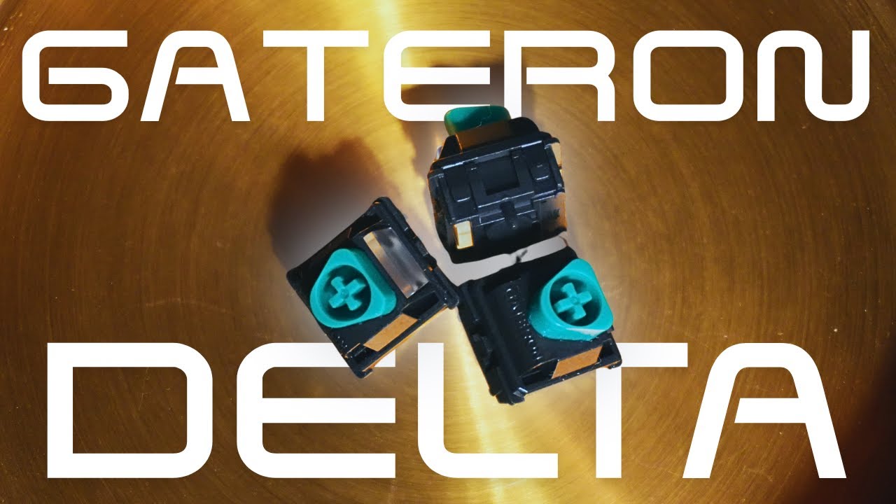 【見た目だけじゃない】GATERONで今一番HOTな完全新作磁気スイッチ。 -GATERON Jade Delta Dark【Review & Sound Test】