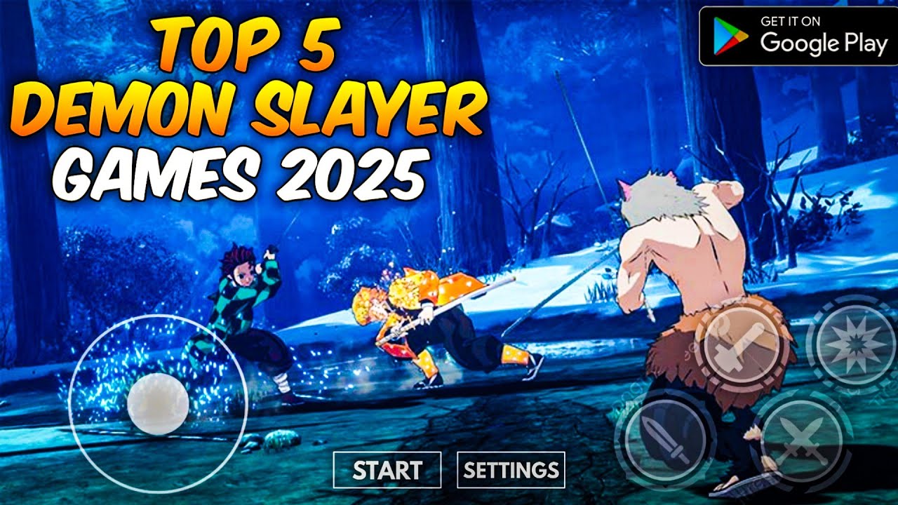 🔥 Top 5 Demon Slayer Games for Mobile in 2025! (Android & iOS)