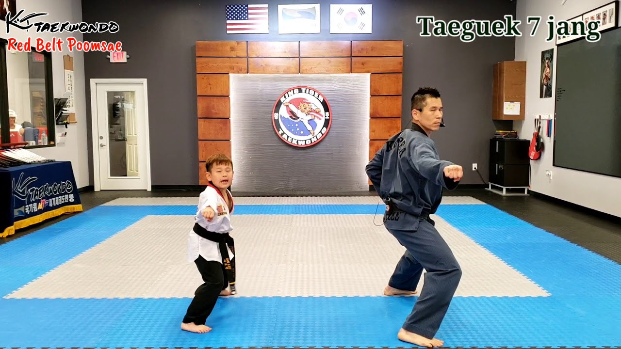 Taeguek 7 jang (KT Taekwondo Red belt Poomsae) 태극7장