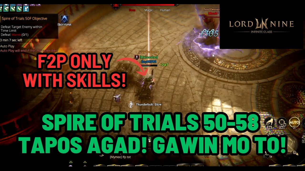 This F2P Trick BEATS Spire of Trials 50-58 in LORDNINE
