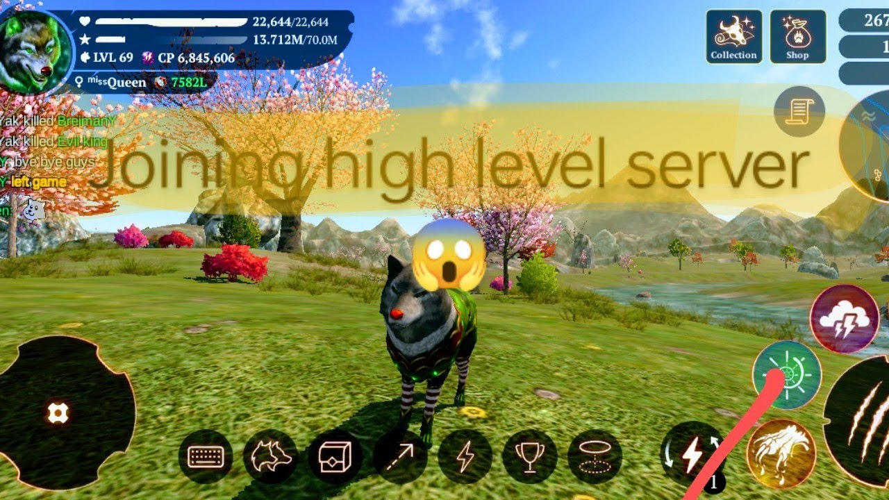 Joining high level server !!! The wolf
