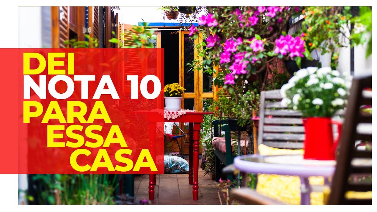 ESSE JARDIM É UM SONHO - A COZINHA COLORIDA É O MÁXIMO - O BANHEIRO CHEIO DE PLANTAS É UM ESCÂNDALO