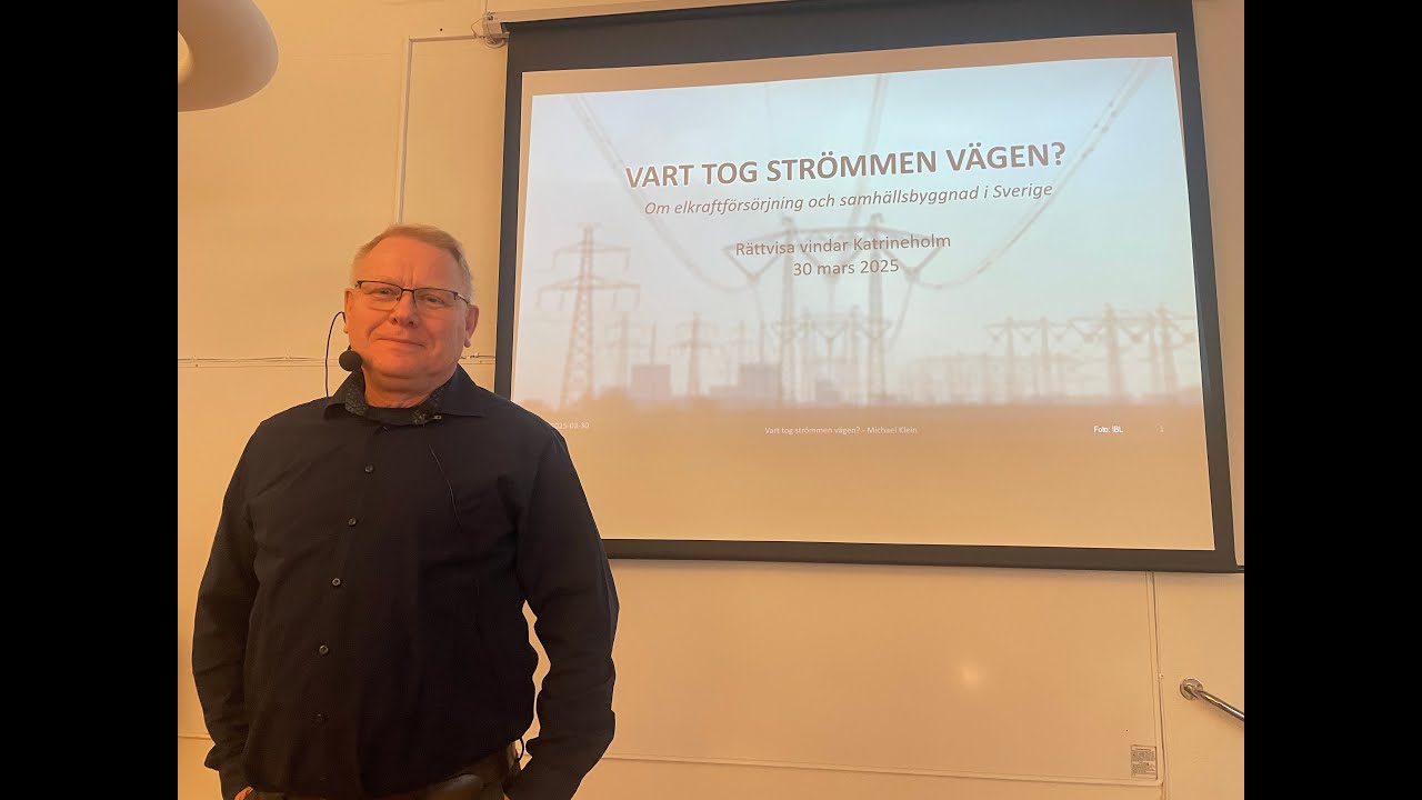 Vart tog strömmen vägen? – Energiingenjör Michael Klein förklarar elnätets kris