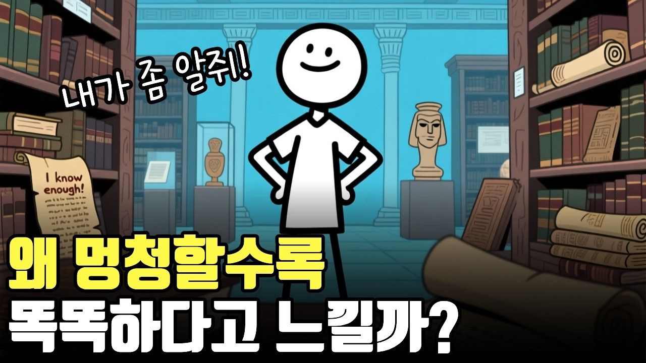 더닝 크루거 효과 자가진단 / 왜 멍청할수록 똑똑하다고 느낄까?
