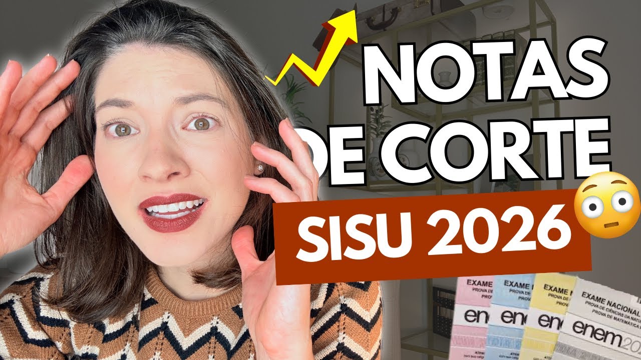 As NOTAS DE CORTE estão ABSURDAS! 😰 O SISU 2026 é o mais injusto da história