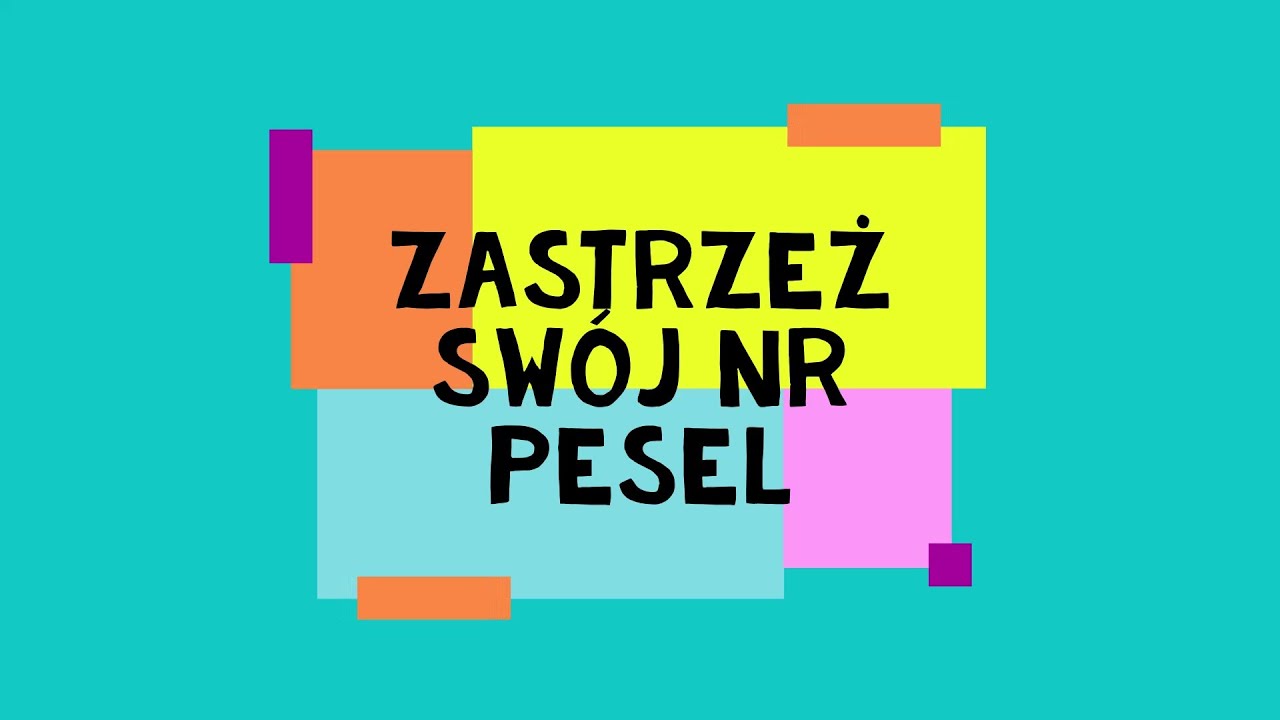 Poradnik Komputerowy Seniora - Nr 81 - Zastrzeż sw&oacute;j nr pesel