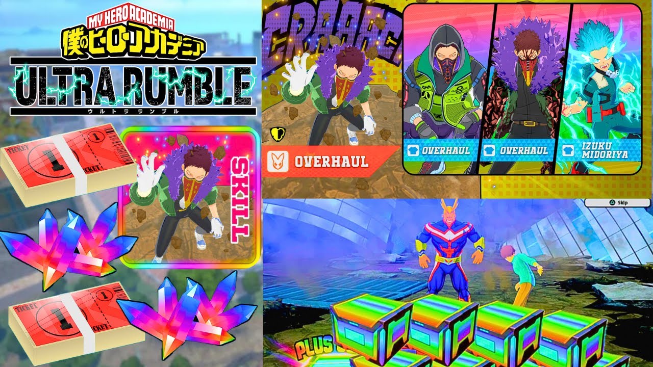 *NEW* ASSAULT OVERHAUL SUMMONS MADE ME CRASH OUT! My Hero Ultra Rumble 