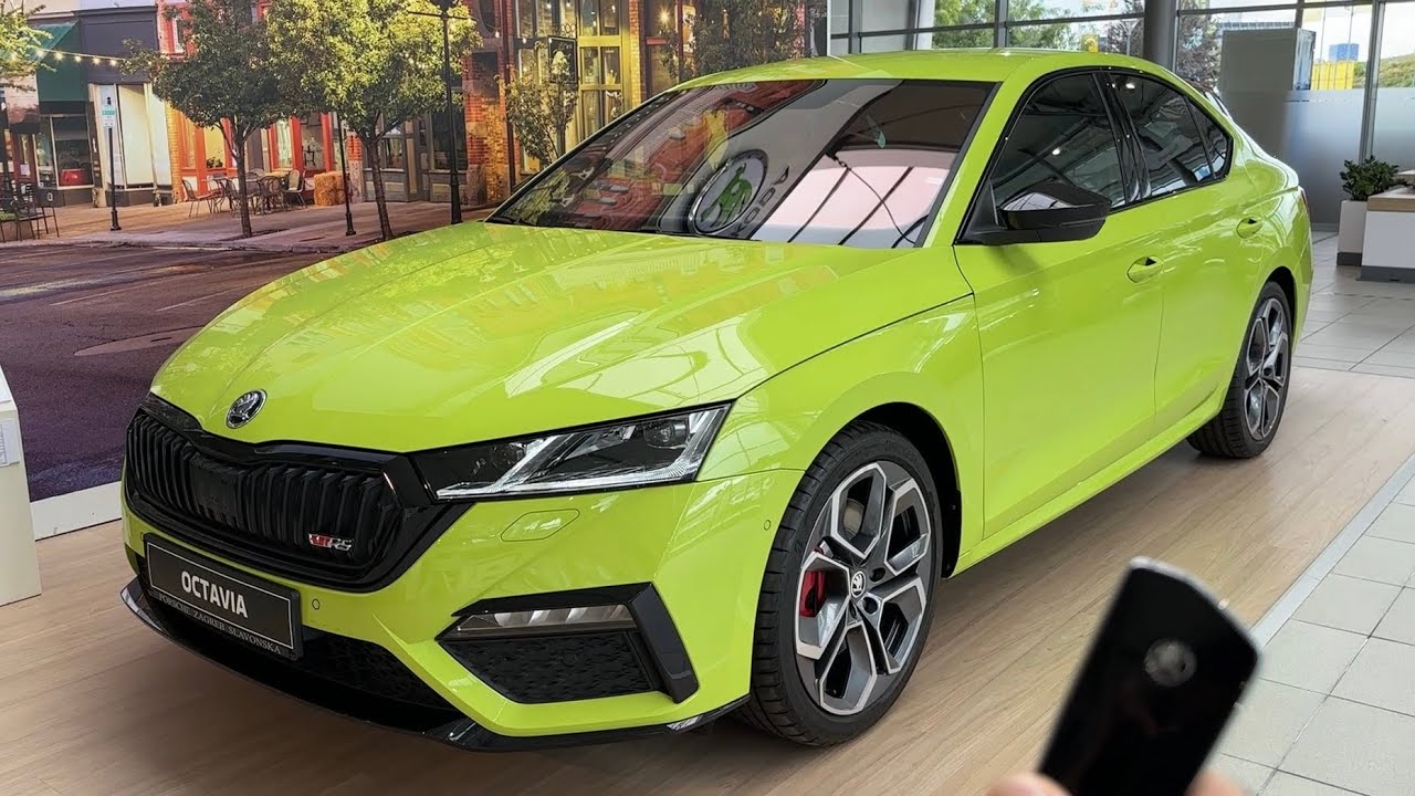 SKODA OCTAVIA RS 2023 - ПЕРВЫЙ ВЗГЛЯД И ВИЗУАЛЬНЫЙ ОБЗОР (экстерьер, интерьер) 2.0 TSI